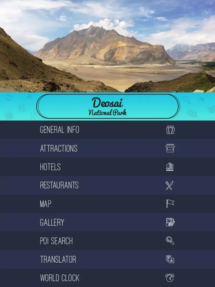 Zrzuty ekranu Deosai National Park Travel Guide iPad 