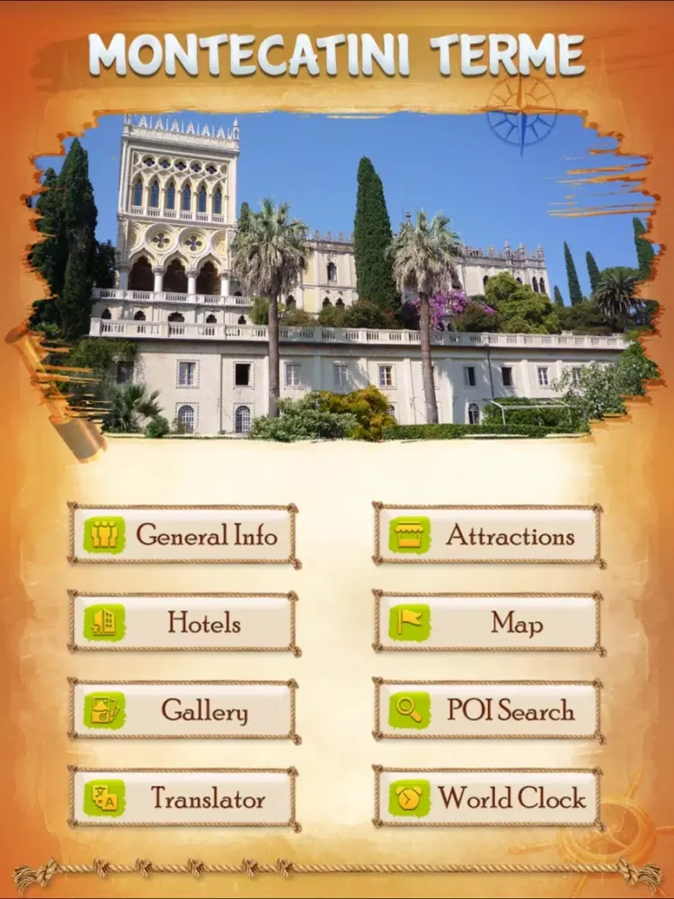 Zrzuty ekranu Montecatini Terme Travel Guide iPad 