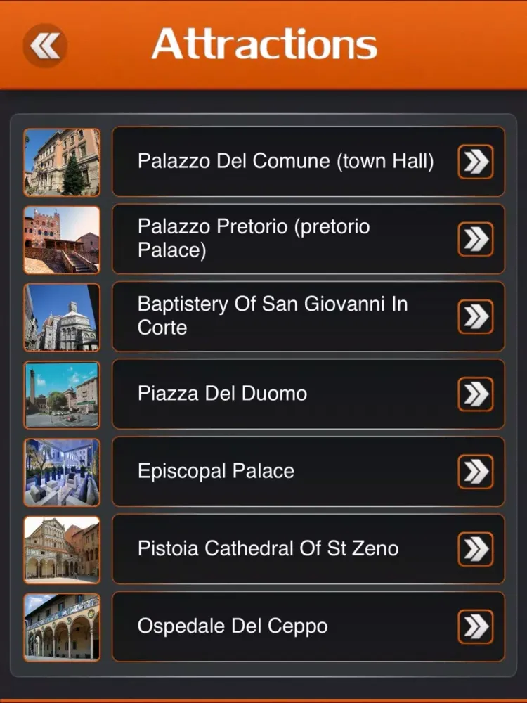 Zrzuty ekranu Montecatini Terme Travel Guide iPad 