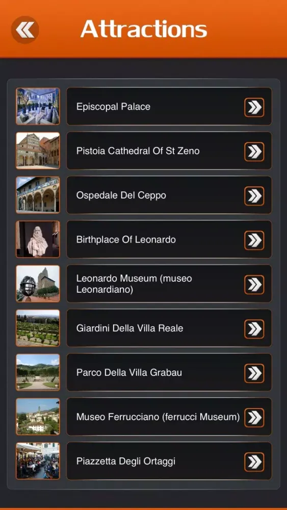 Zrzuty ekranu Montecatini Terme Travel Guide
