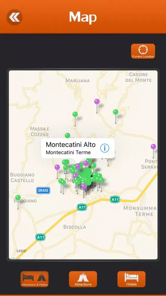 Zrzuty ekranu Montecatini Terme Travel Guide
