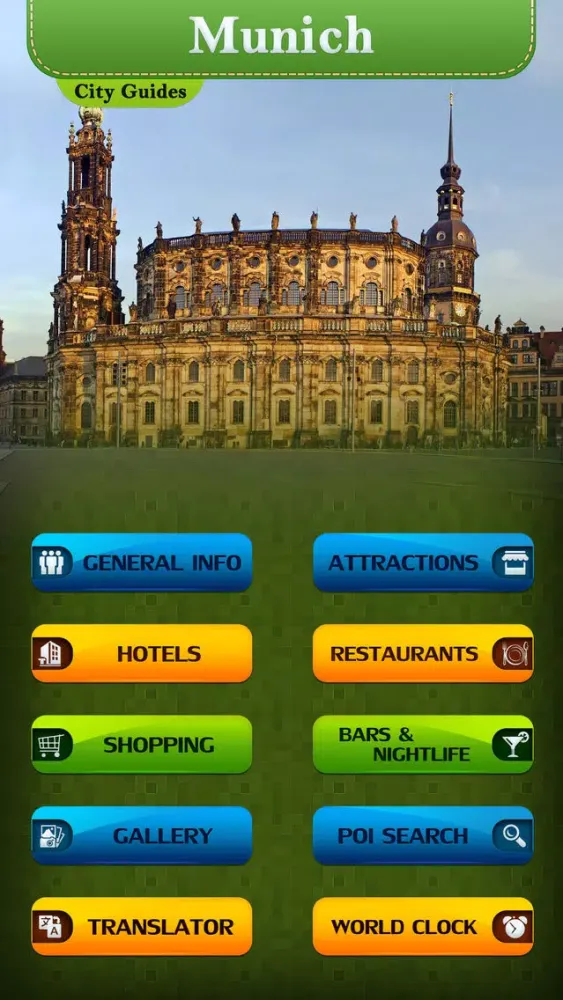 Munich Tourist Guide Screenshots