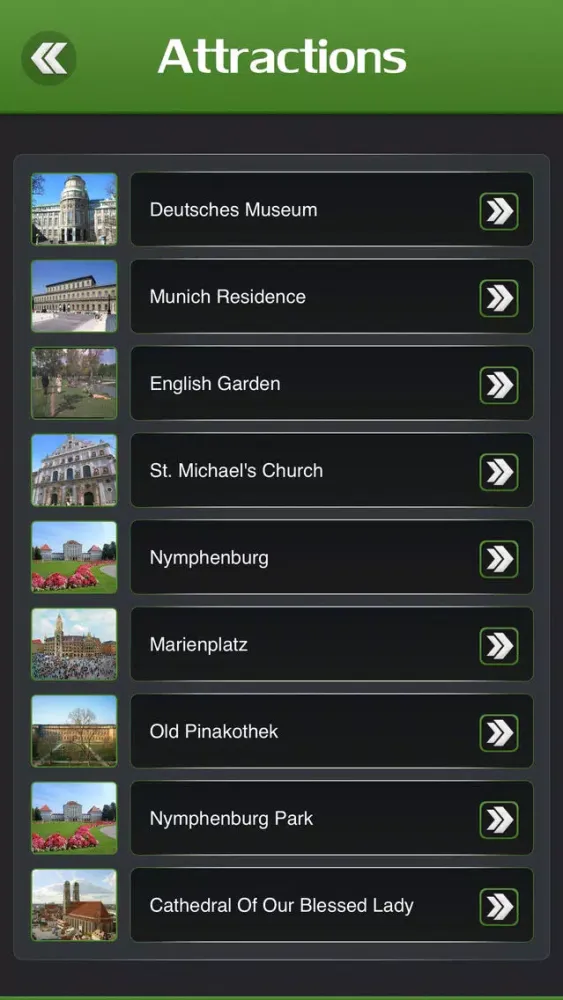 Munich Tourist Guide Screenshots