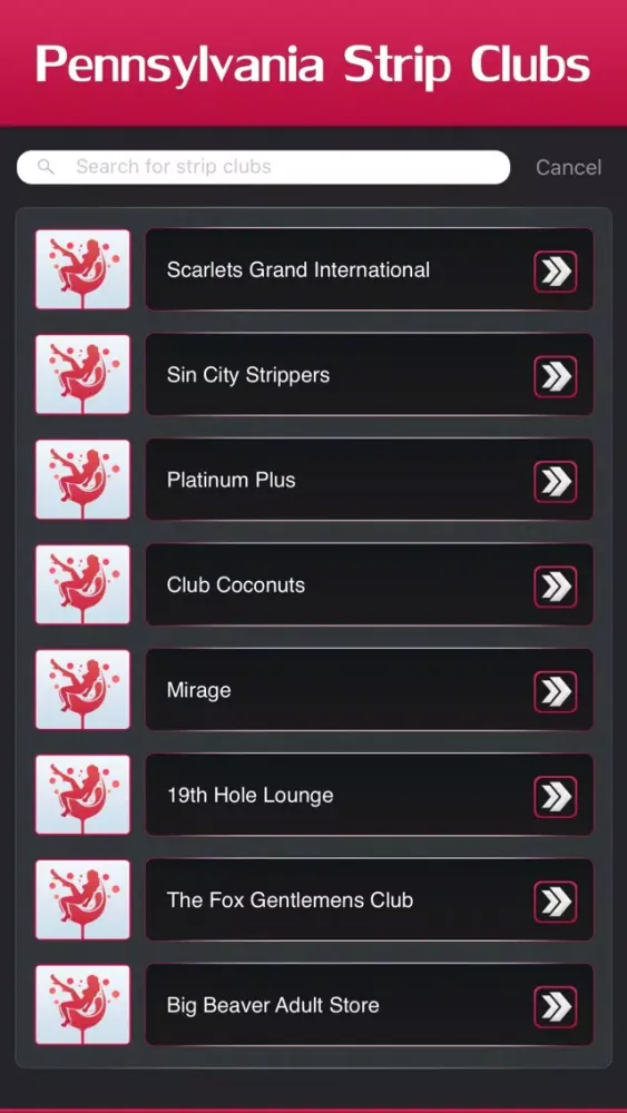 Скриншоты Pennsylvania Strip Clubs & Night Clubs
