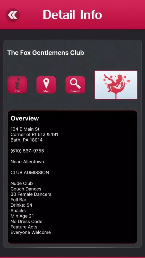 Скриншоты Pennsylvania Strip Clubs & Night Clubs