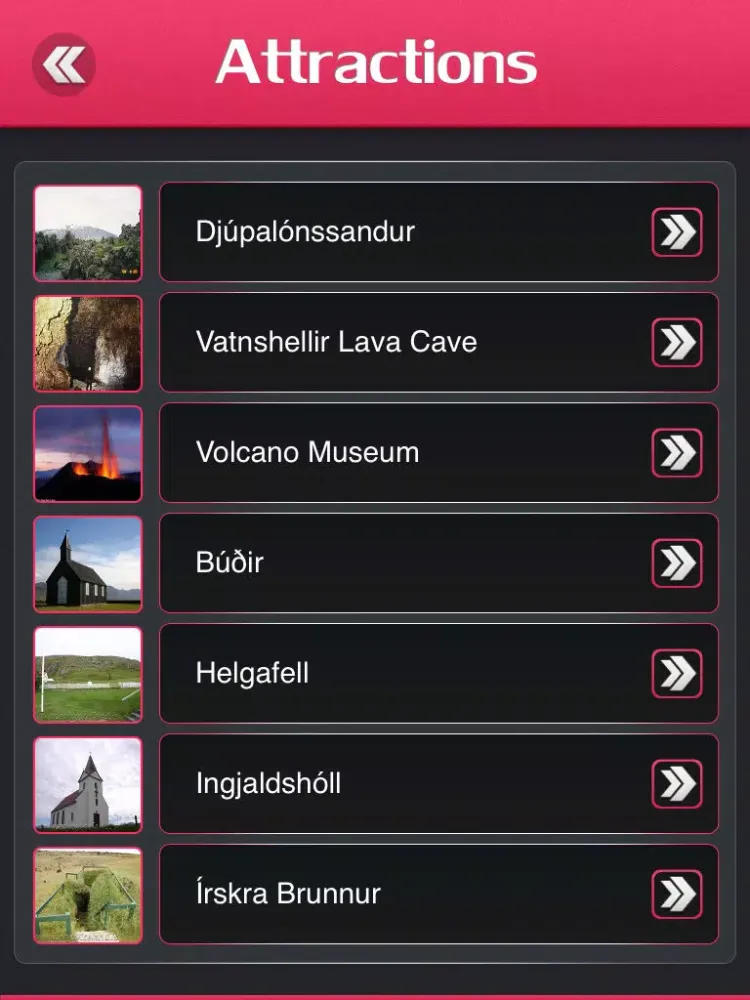 Capturas de tela do Snaefellsjokull National Park Travel Guide iPad 