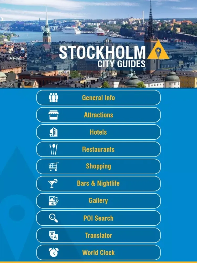 Zrzuty ekranu Stockholm City Guide iPad 