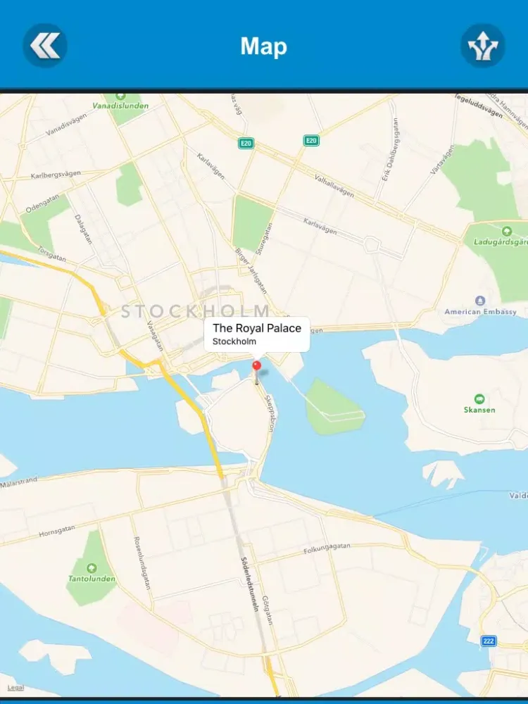 Zrzuty ekranu Stockholm City Guide iPad 
