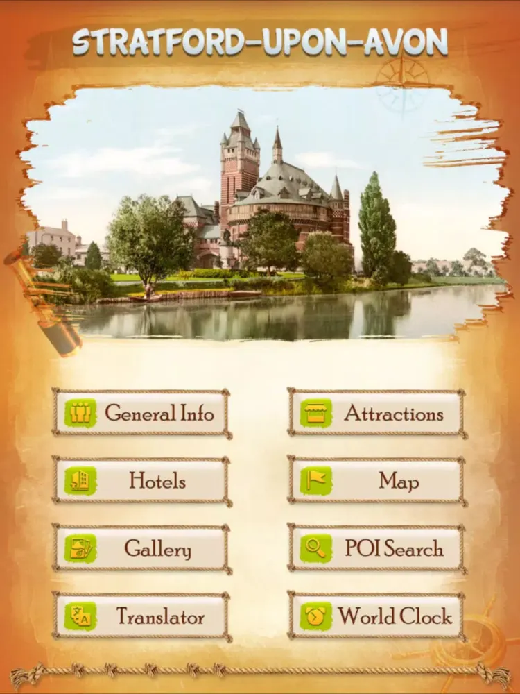 Capturas de pantalla de Stratford-upon-Avon Tourist Guide iPad 