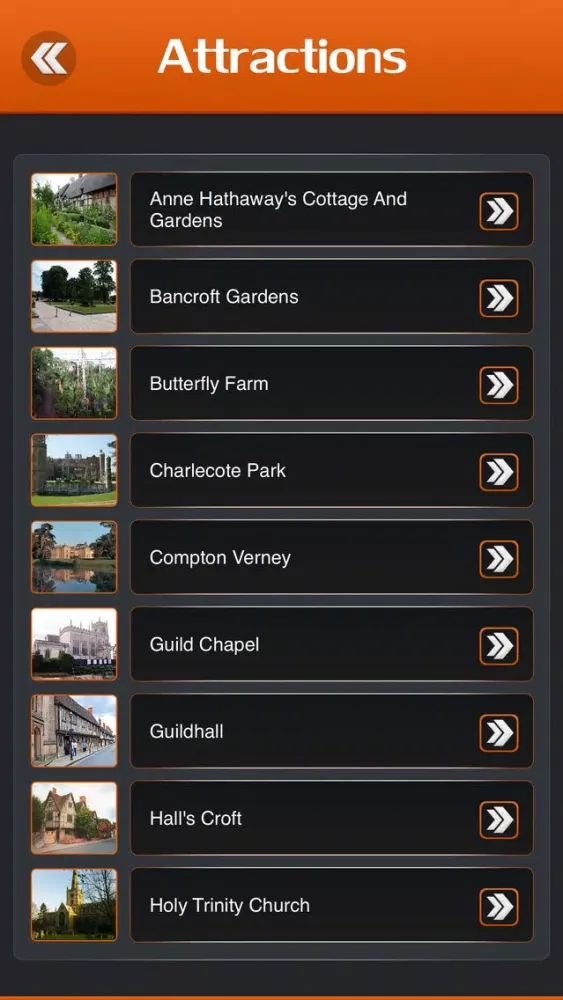 Capturas de pantalla de Stratford-upon-Avon Tourist Guide