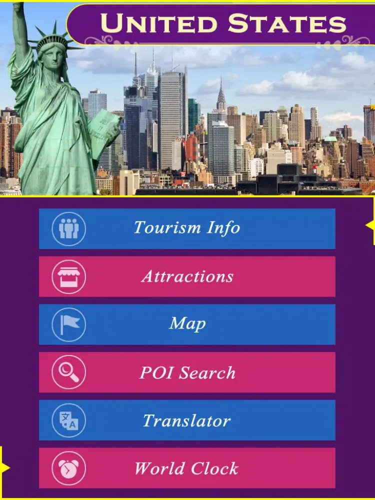 Captures d'écran de United States Tourist Guide iPad 