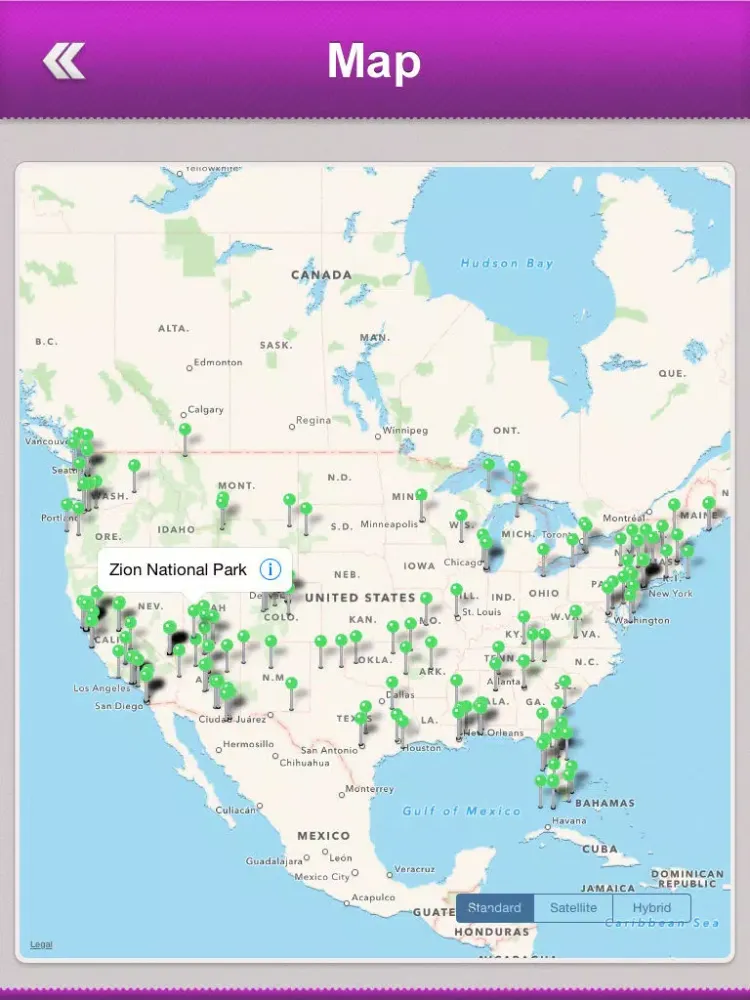 Captures d'écran de United States Tourist Guide iPad 