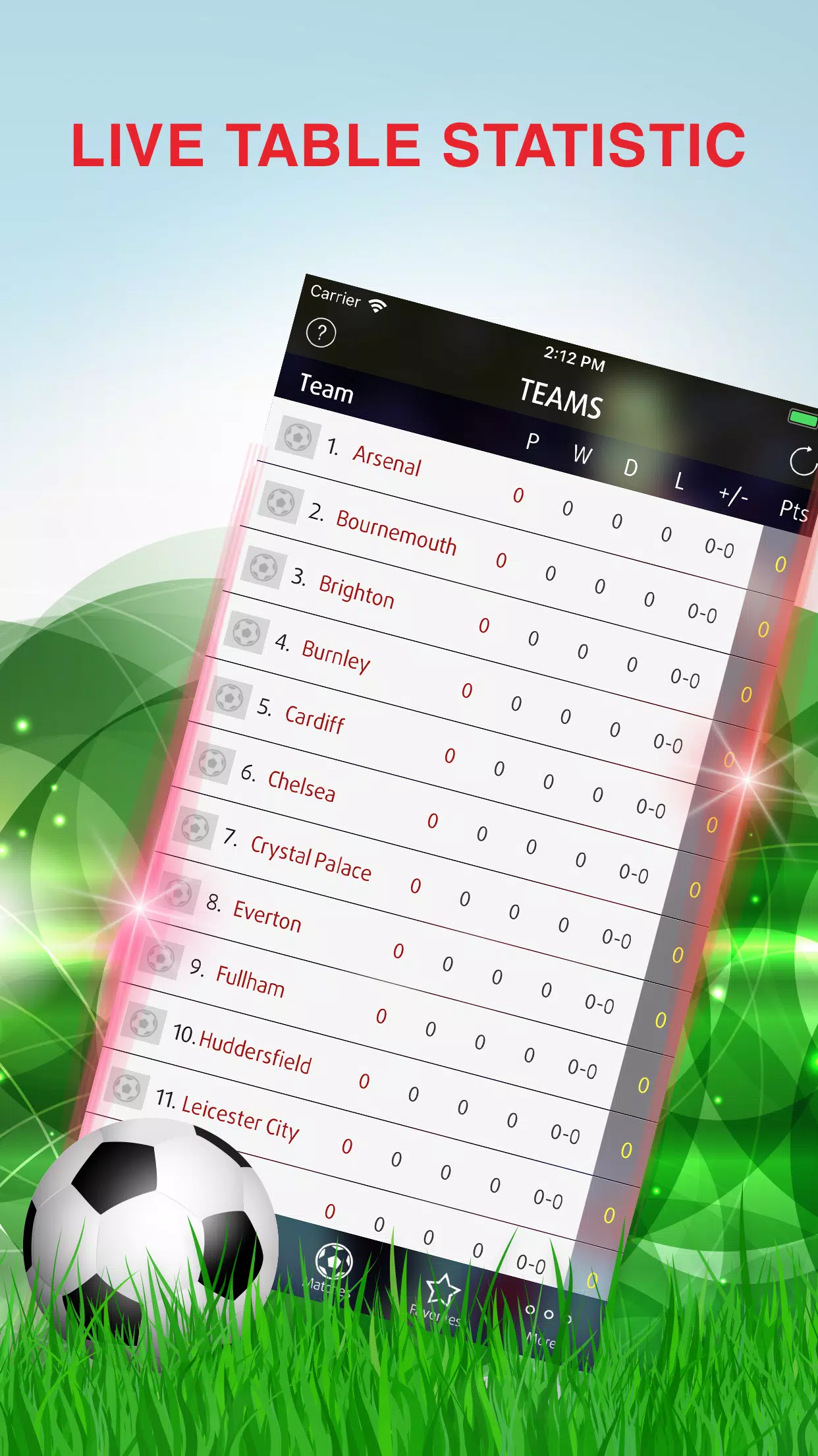 Livescore Premier League 24/25 Screenshots