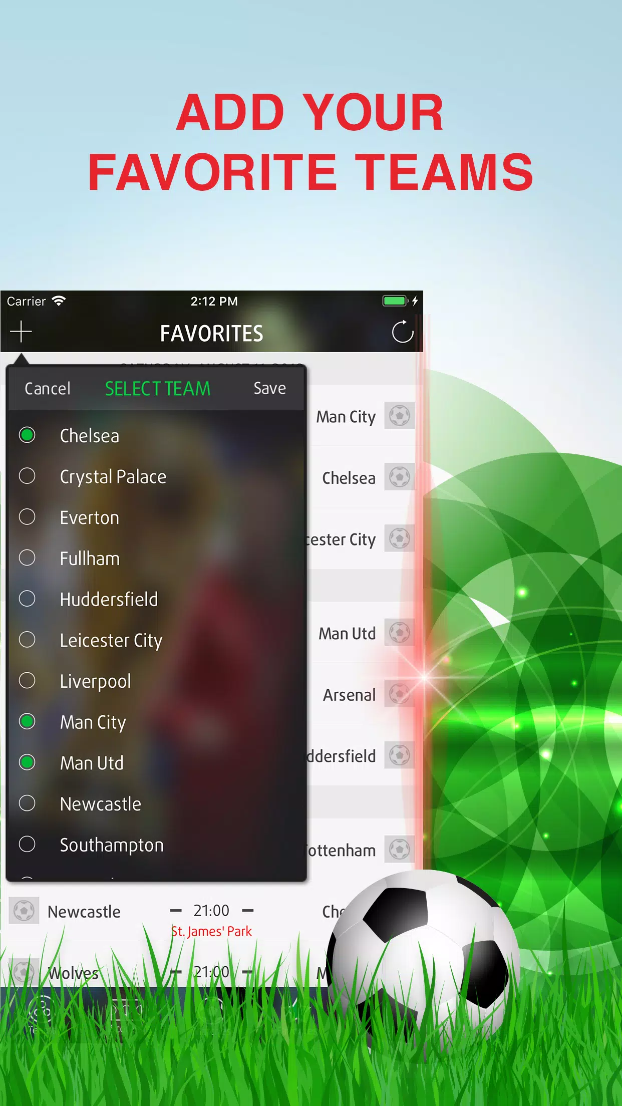 Livescore Premier League 24/25 Screenshots