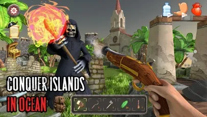 Tangkapan skrin Shark Land: Desert Island