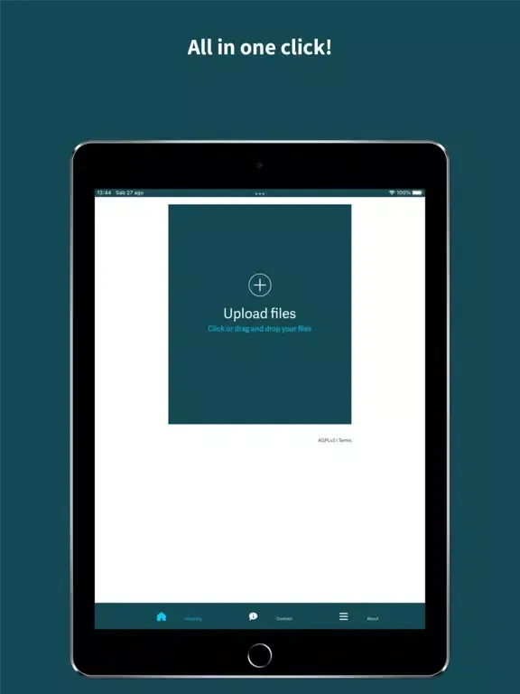 Tangkapan layar vSharing Files Sharing iPad 