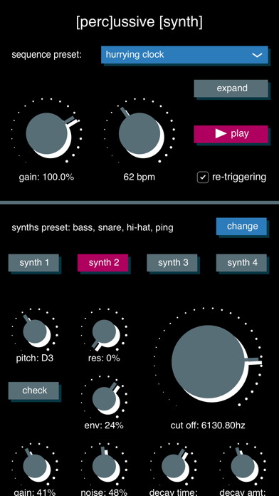 Percussive Synth应用截图