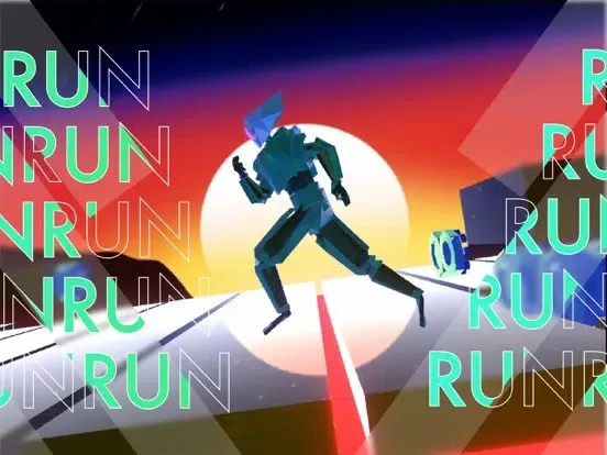 Synthwave Runner iPad 应用截图