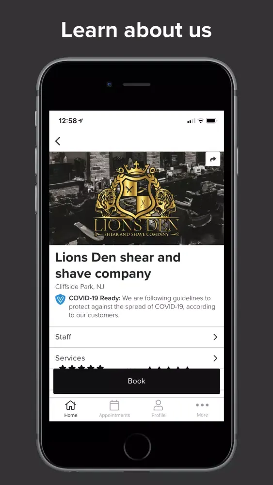 Capturas de pantalla de Lions Den Shear and Shave Co.