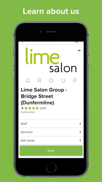 Screenshot di Lime Salon Group