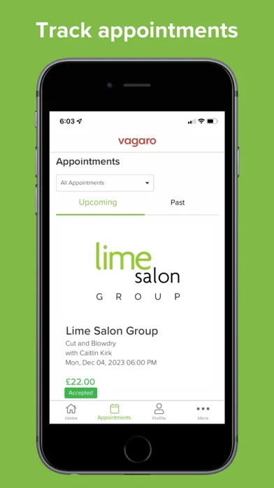 Screenshot di Lime Salon Group