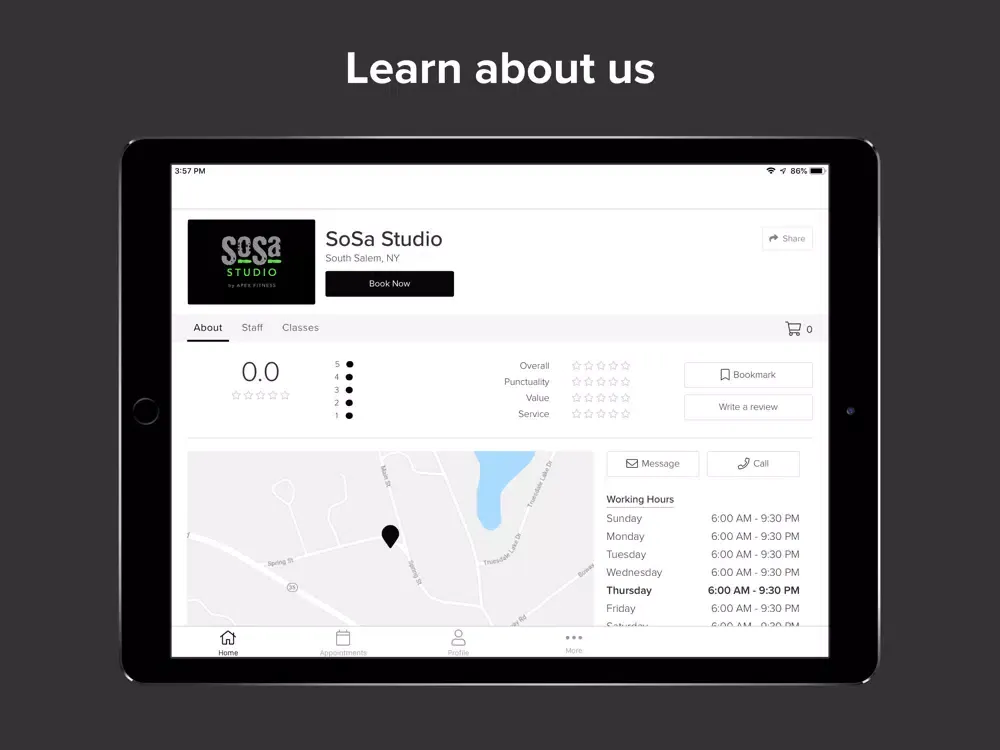 SOSA STUDIO iPad  Screenshots