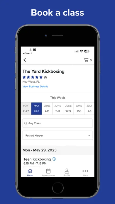 Capturas de tela do FL Keys Kickboxing Academy