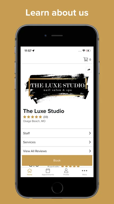 Luxe Studio nail salon & spa スクリーンショット