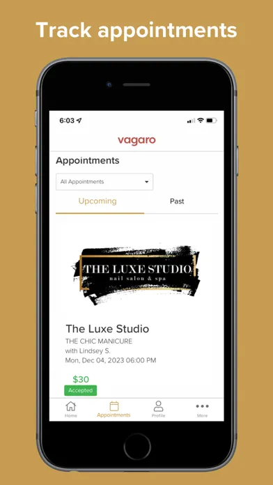 Luxe Studio nail salon & spa スクリーンショット