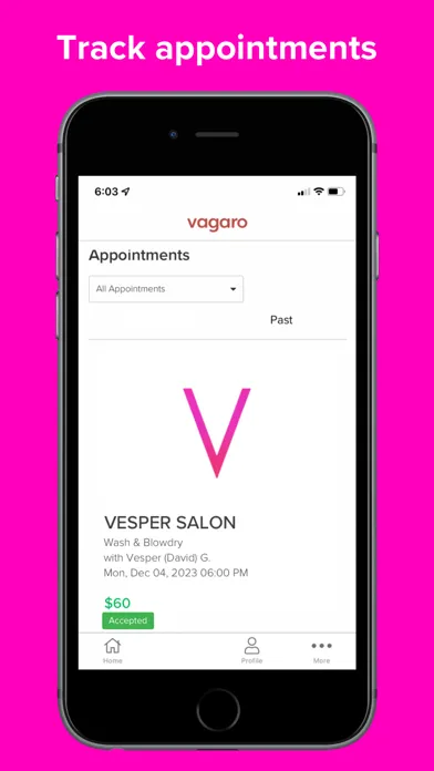 VESPER SALON スクリーンショット
