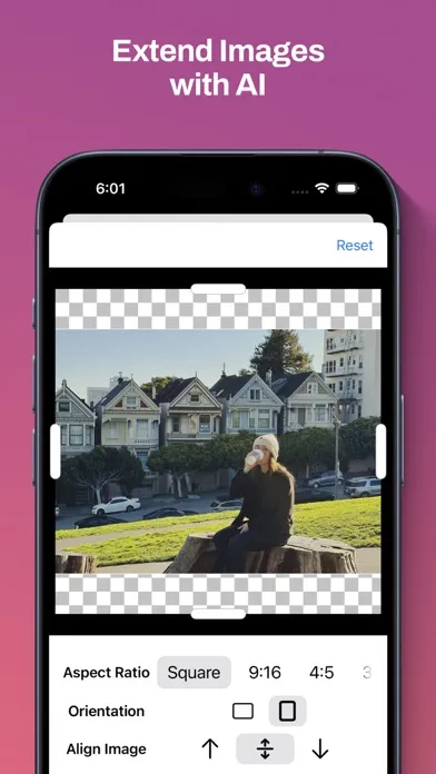 Capturas de tela do ImageExtend: AI Photo Extender