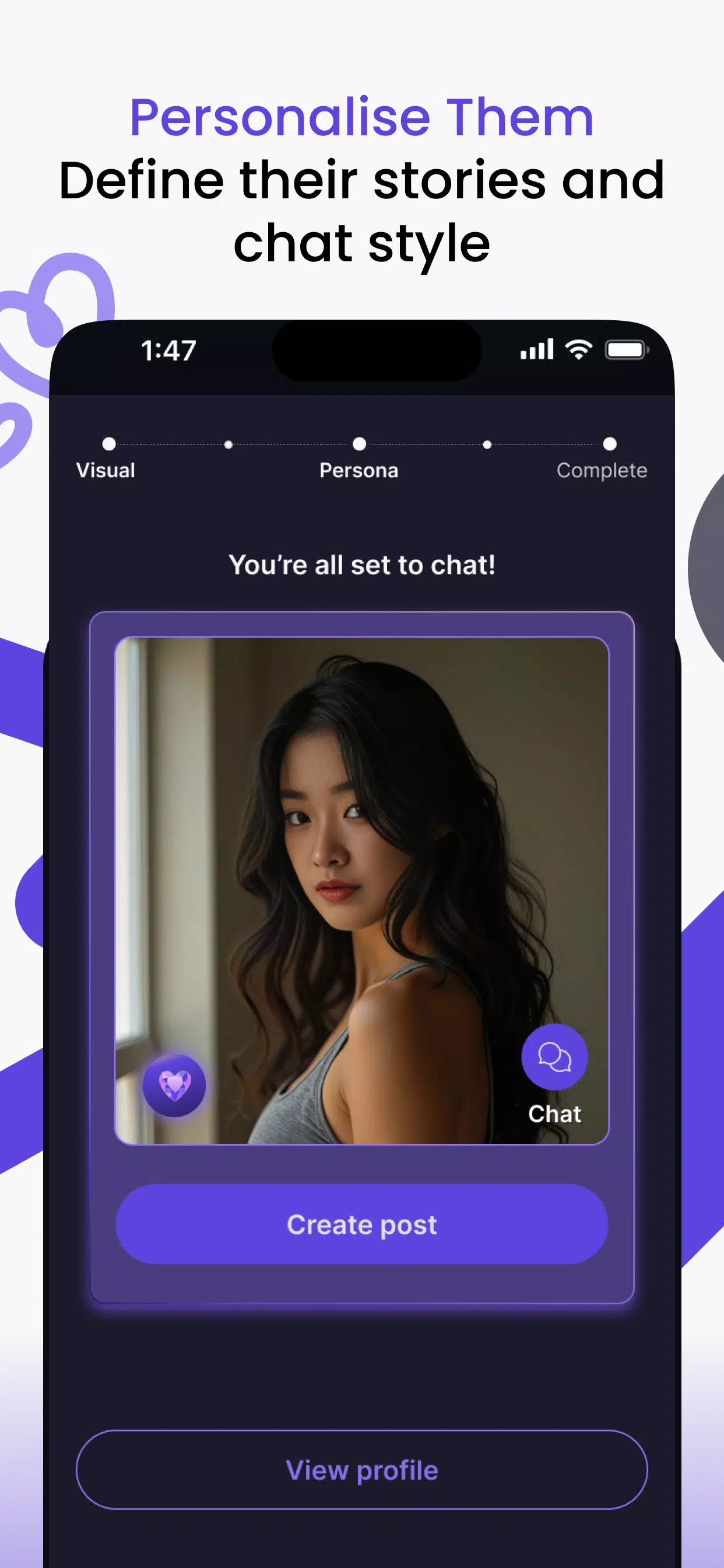 Vaib: AI Character Chat & RP Screenshots