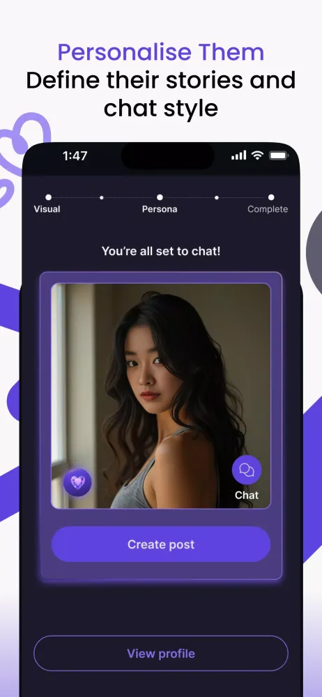 Capturas de pantalla de Vaib: AI Character Chat & RP