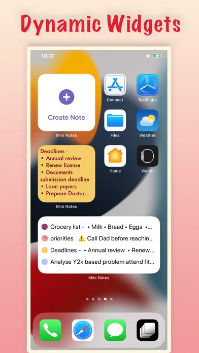 Mini Notes : Sticky ToDo App 스크린샷