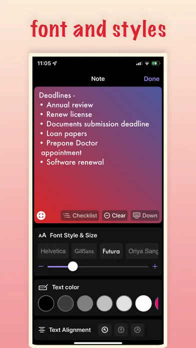 Mini Notes : Sticky ToDo App 스크린샷