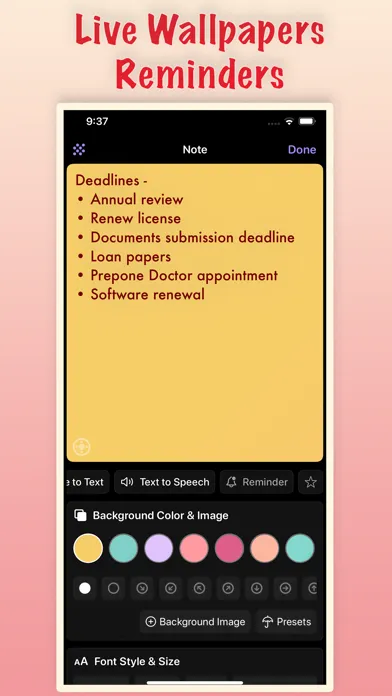 Mini Notes : Sticky ToDo App 스크린샷