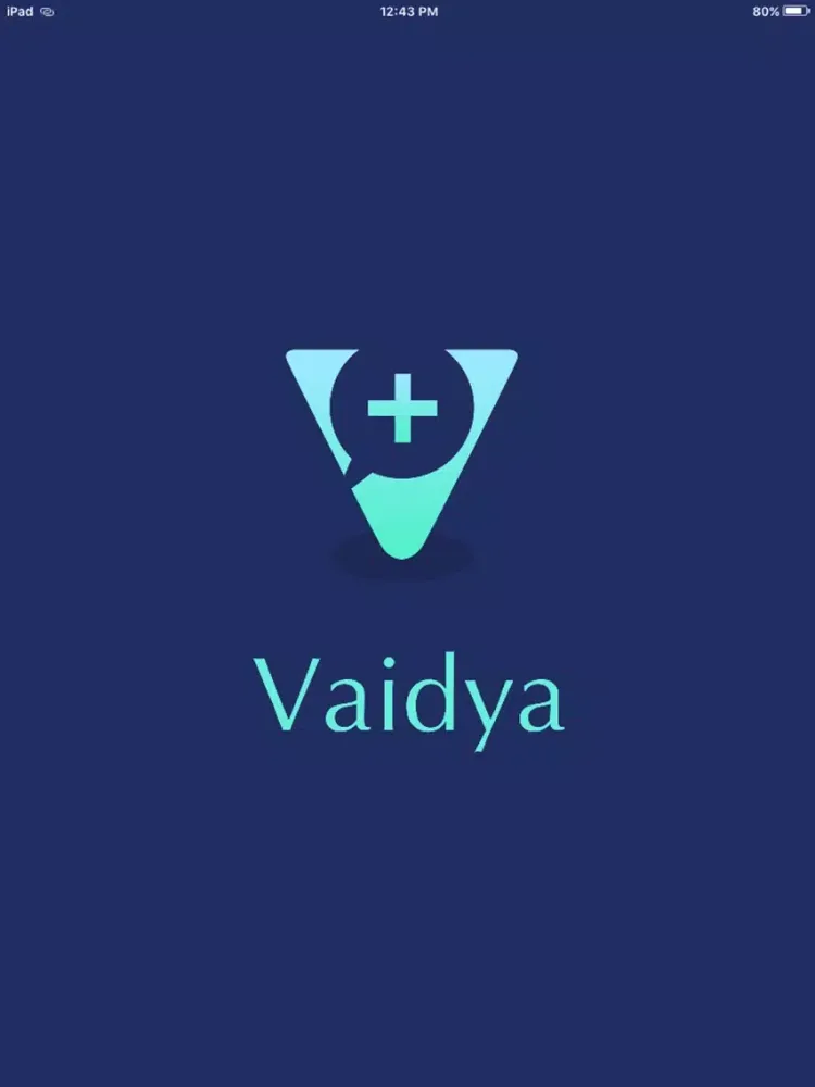 Screenshot di Vaidya iPad 