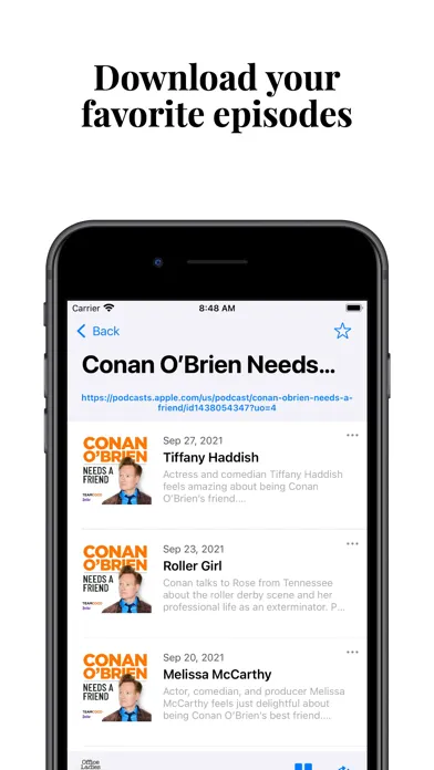ภาพหน้าจอของ JRE: Comedy Podcast Player