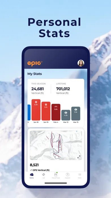 My Epic: Skiing & Snowboarding スクリーンショット