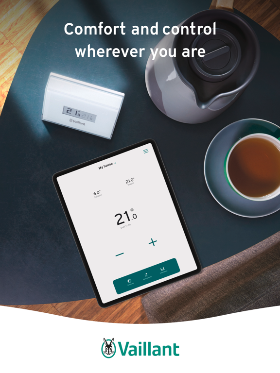 Vaillant vSMART Control iPad 应用截图