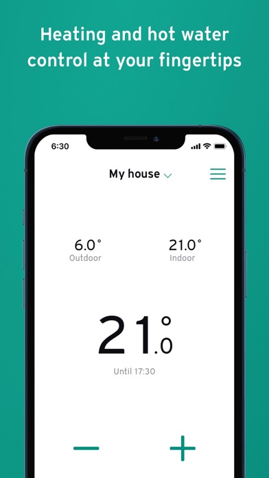 Vaillant vSMART Control应用截图