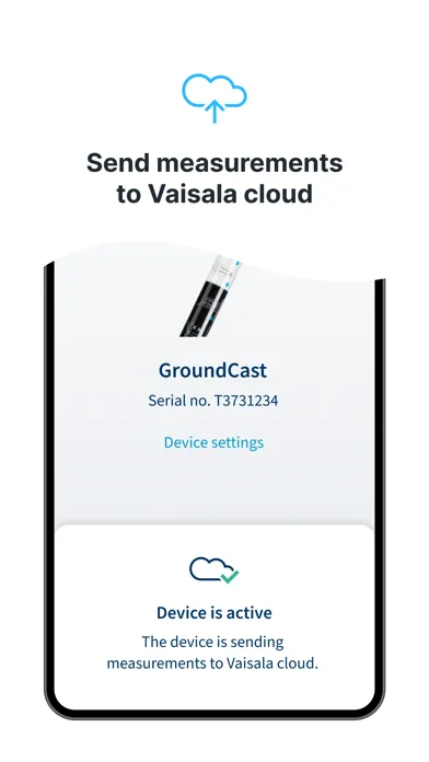 Screenshot di Vaisala Xcast Connect