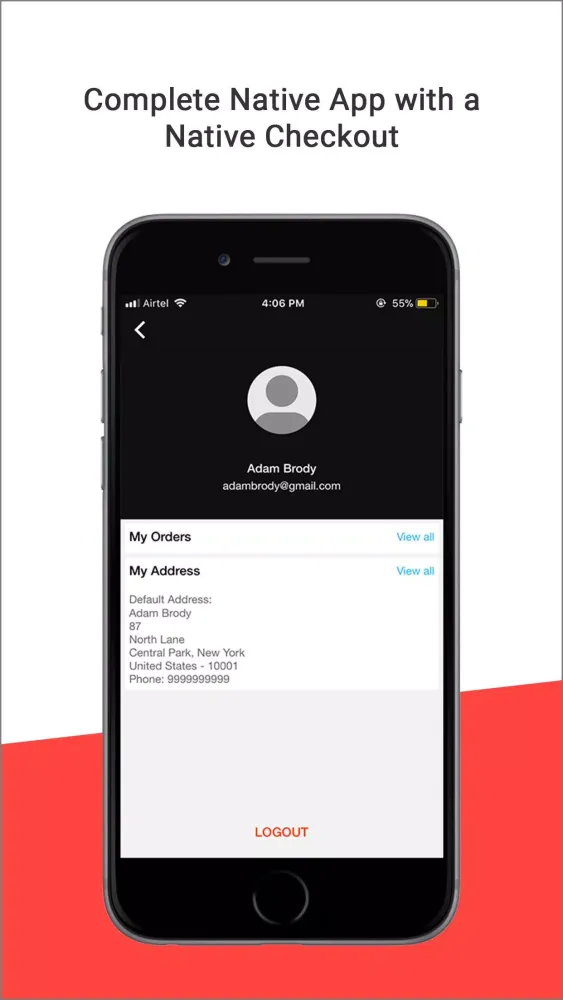 Tangkapan layar Vajro Admin App