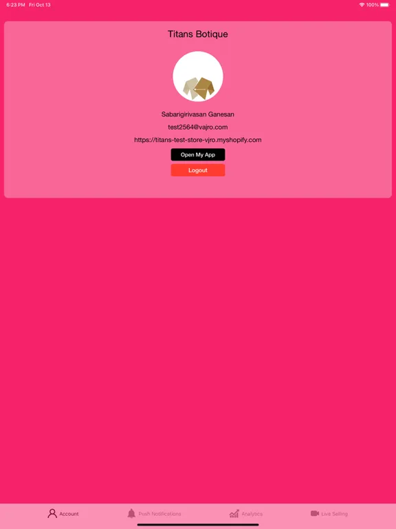 Vajro Admin App iPad  स्क्रीनशॉट