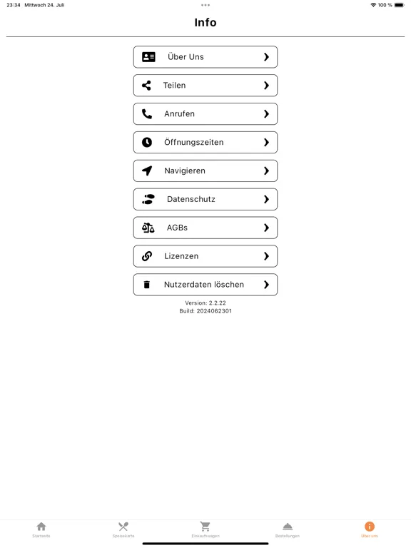 Скриншоты Grillhaus Samo iPad 
