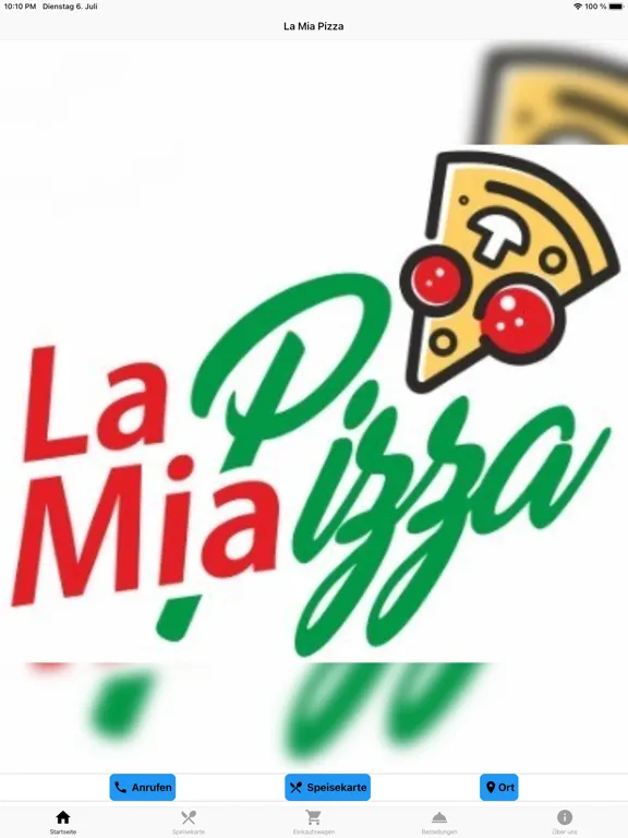 Capturas de tela do La Mia Pizza iPad 