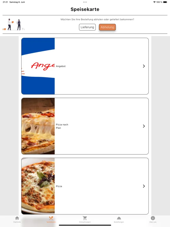Pizza Alina iPad 应用截图