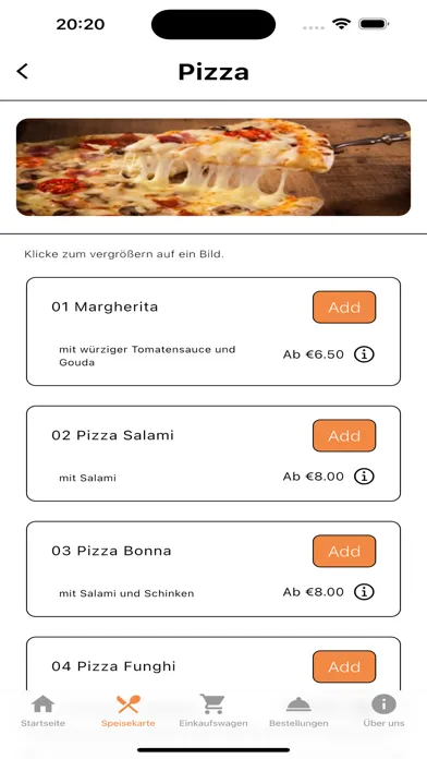 Capturas de tela do Pizza Top10