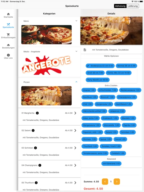 Prima Pizza Herbolzheim iPad  Ekran Görüntüleri