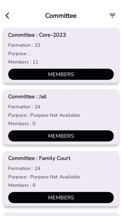 Captures d'écran de Pune District Bar Association